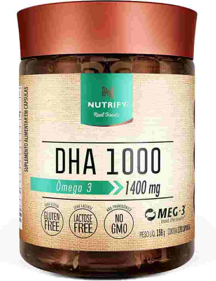 Nutrify - Ômega 3 DHA 1000mg - 120 Cápsulas