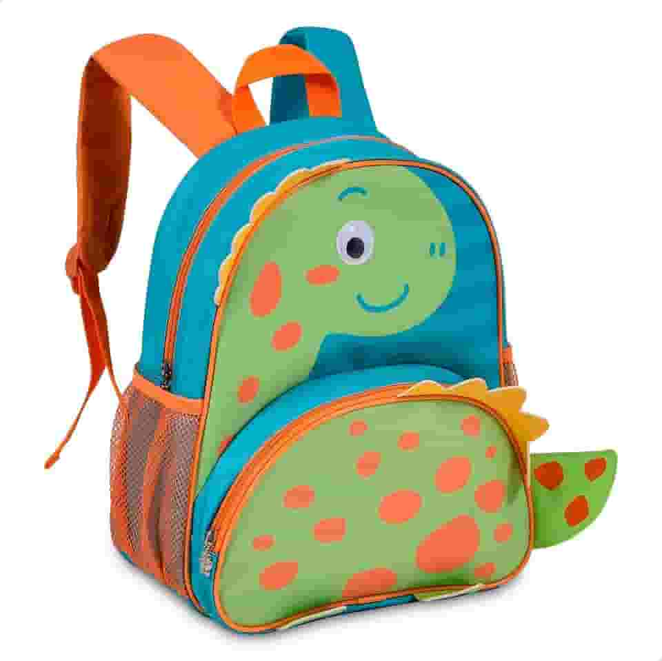 Mochila Costas Infantil Clio Pets Dinossauro 13''