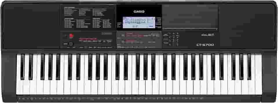 Teclado Musical Casio CT-X700 61 Teclas, 600 timbres e 48 notas de polifonia – Bivolt
