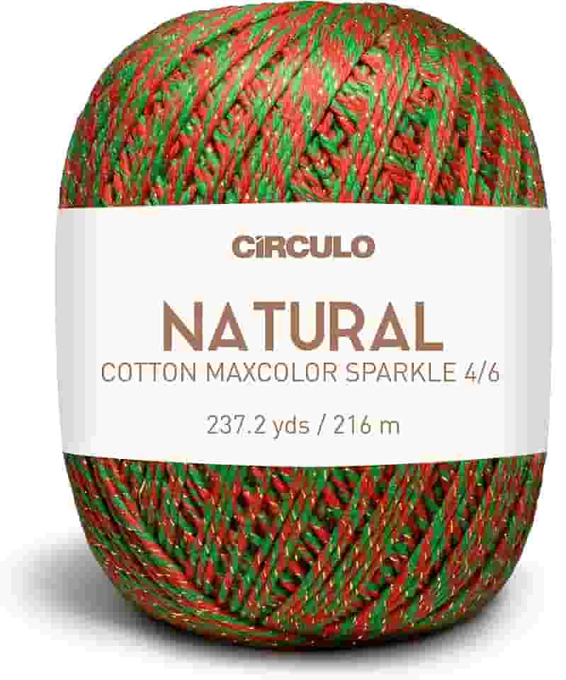 Kit 02 Barbantes Barroco MaxColor Brilho nº06 200g - 9818 Natalino