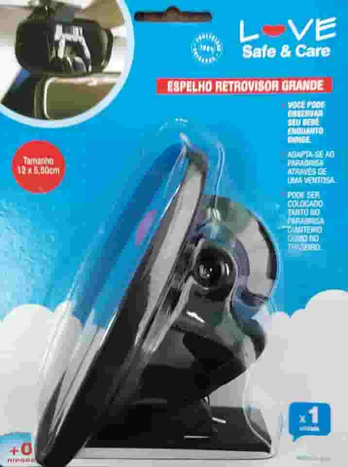 LOVE Espelho Retrovisor Baby Love Preto