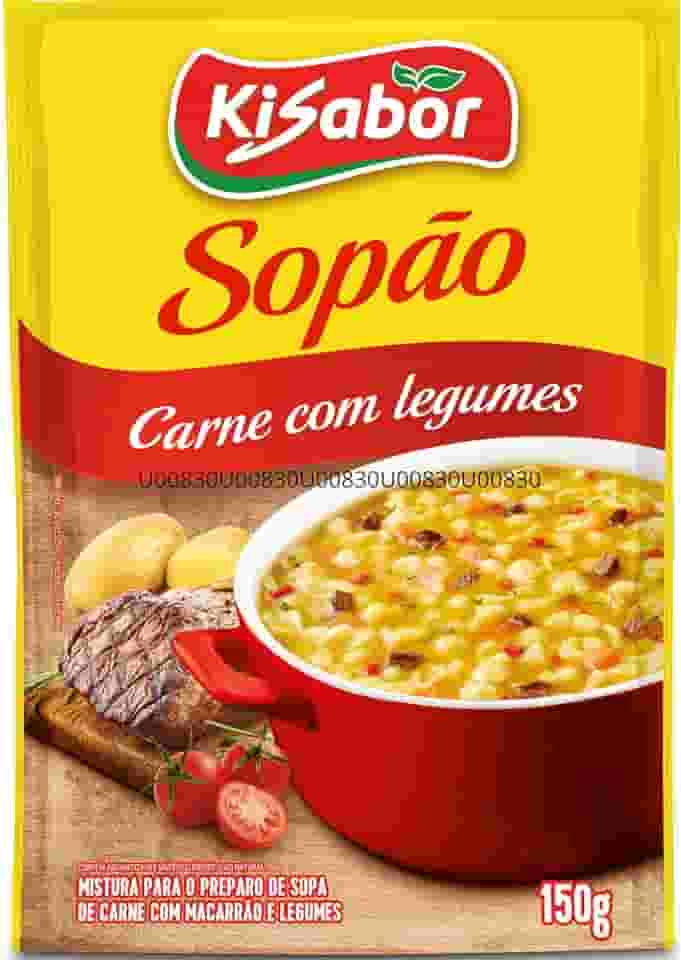 KiSabor Sopão De Carne Com Legumes Kisabor 150 Gramas