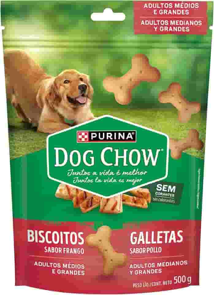 DOG CHOW Biscoitos Frango Medios & Grandes 500g