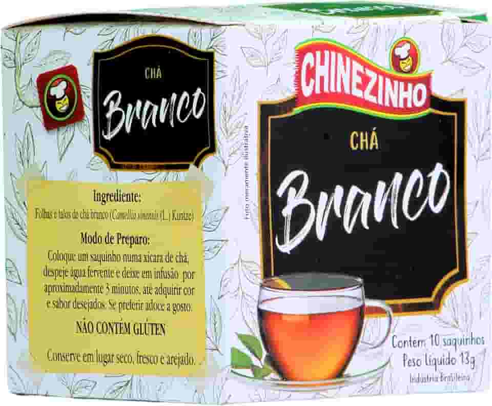 Chinezinho Chá Branco Para Infusão 13 Gramas Com 10 Saquinhos