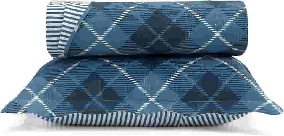 Kit Colcha Bouti Solteiro 02 Peças Dupla Face Teka