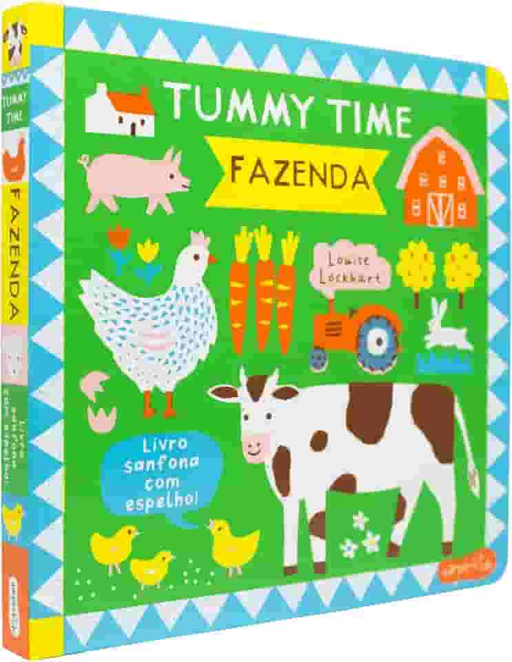 Tummy Time: Fazenda – Um livro ilustrado, sanfonado e com espelho para bebês