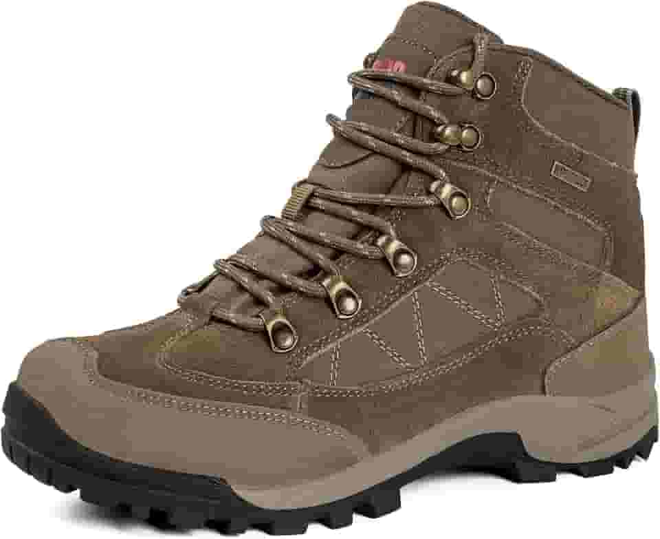 Botas de caminhada femininas à prova d'água com suporte no tornozelo, botas de caminhada, botas de mochilão, respiráveis, antiderrapantes, duráveis para atividades ao ar livre