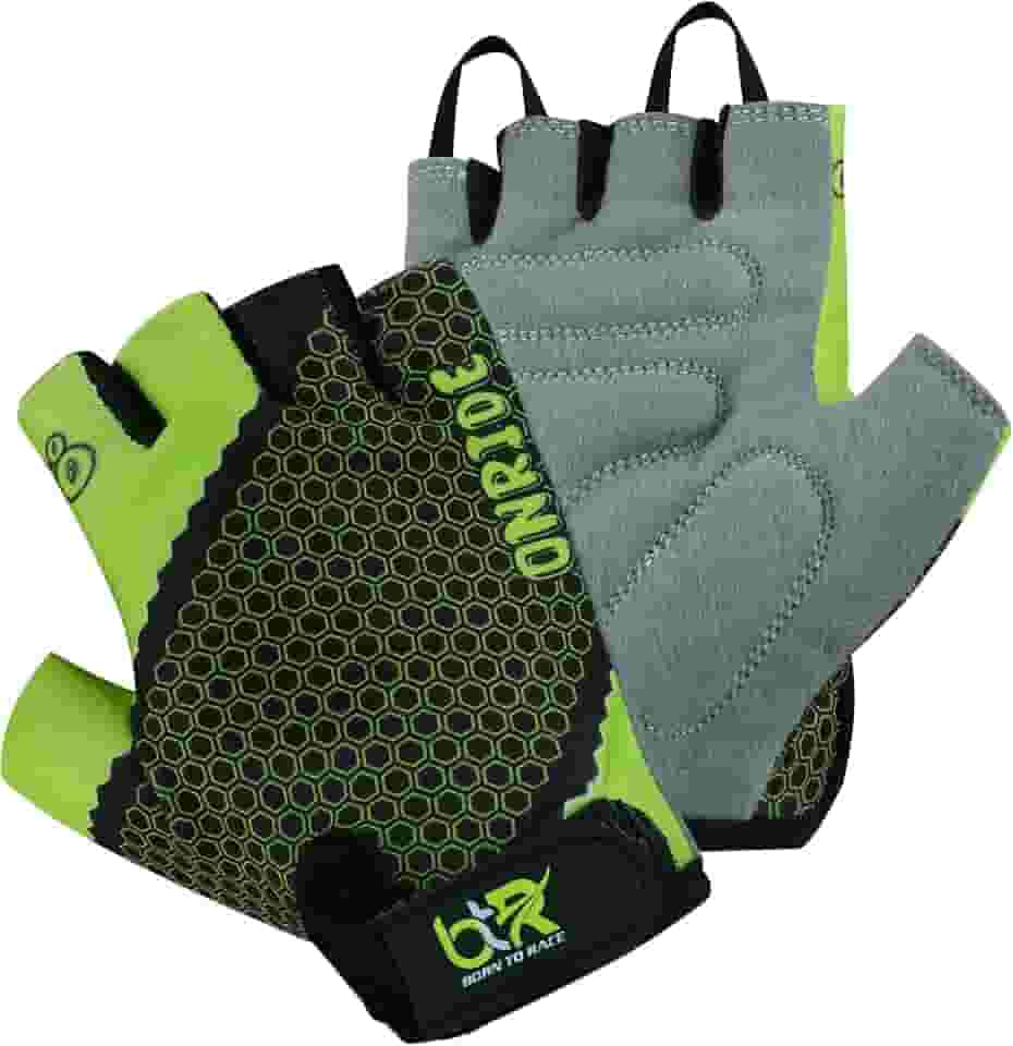 Luvas de ciclismo para crianças, meninos, meninas, scooter, BMX, ciclismo, ciclismo, ciclismo, luvas de meio dedo