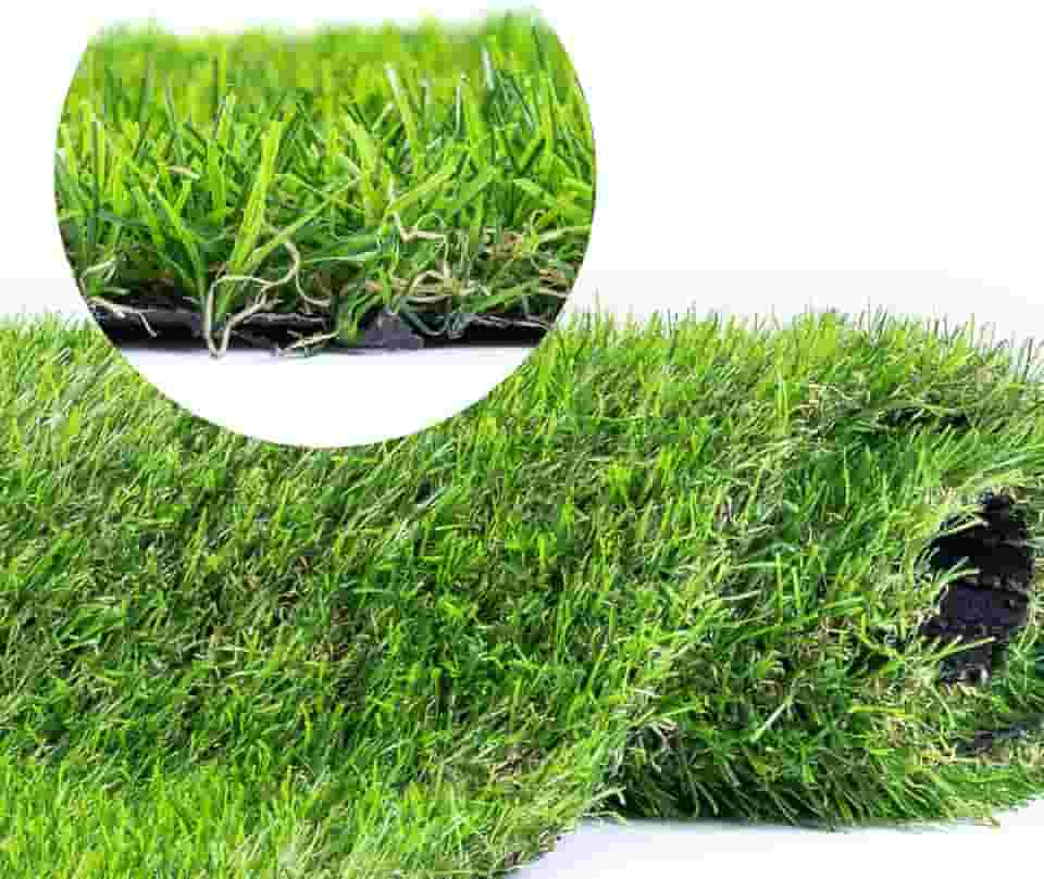 Grama Sintética 30mm Bicolor - Semelhante Natural 100cmx50cm