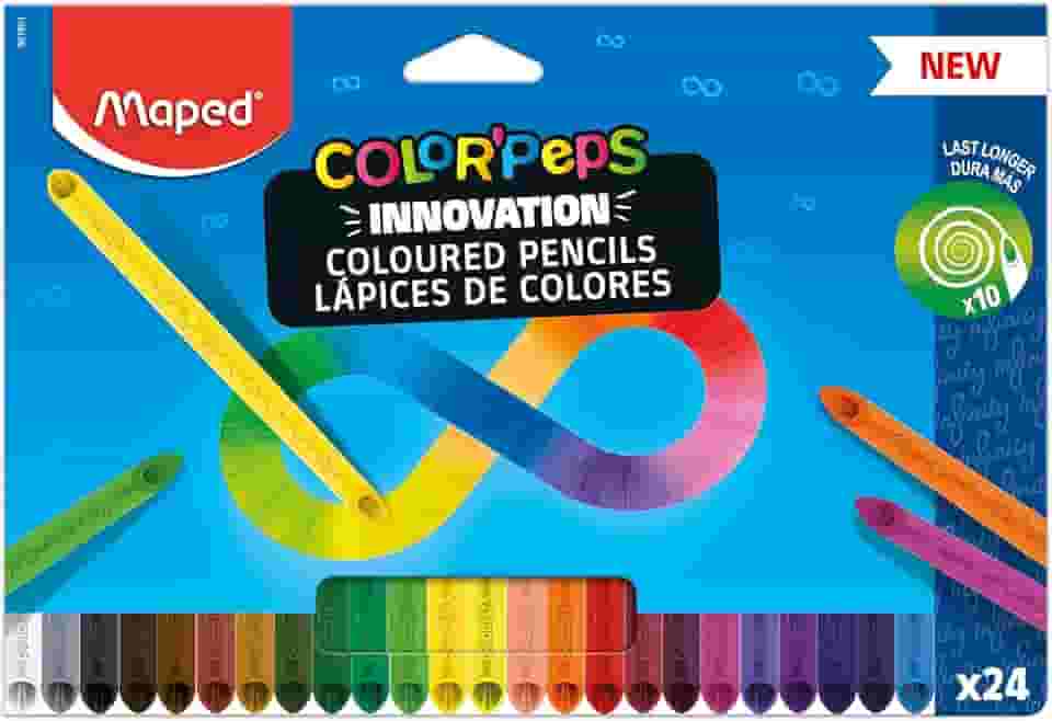 Lápis de Cor Color Peps Infinity, 24 Cores