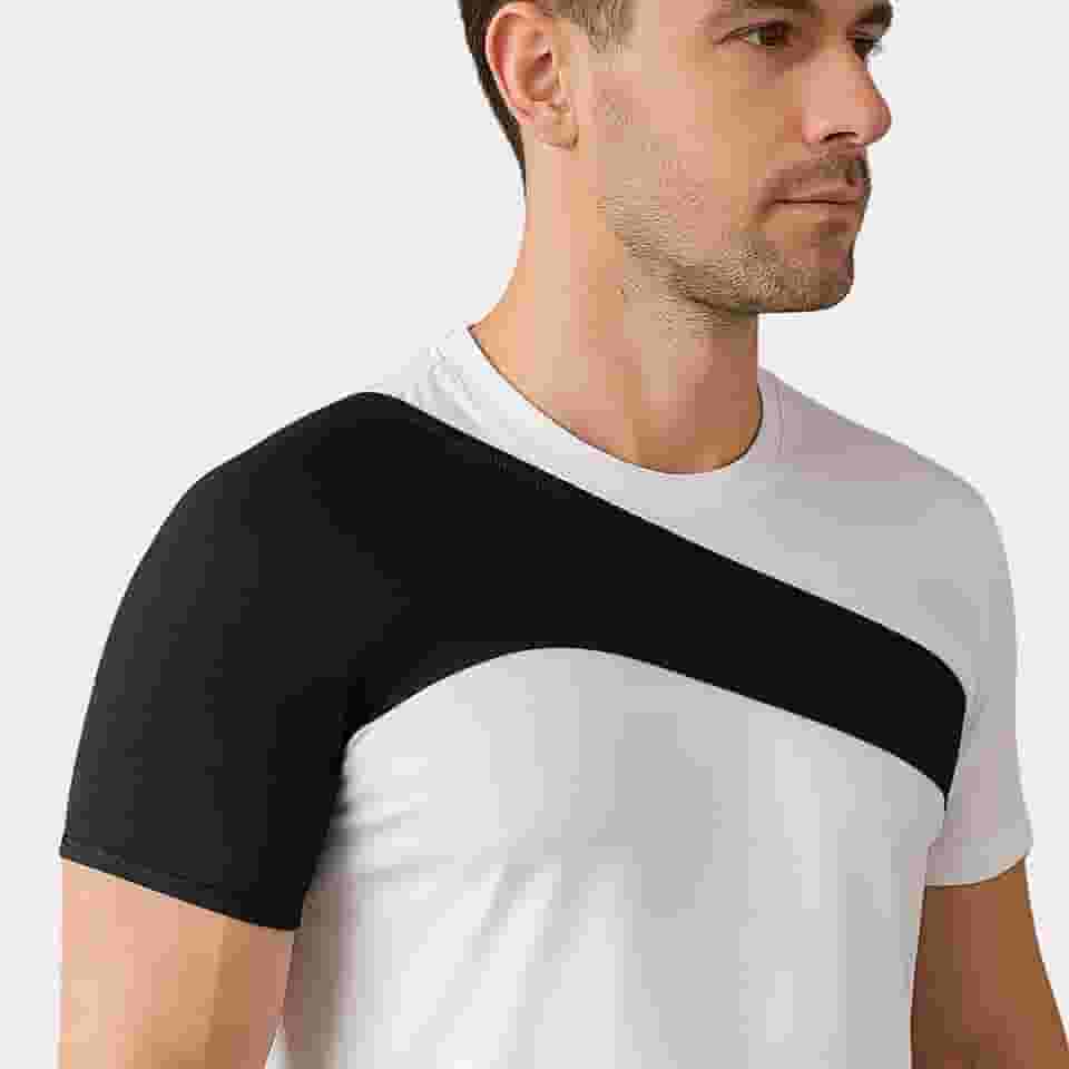 Ombreira Ortopédica para Ombro e Clavícula – Suporte em Neoprene Ajustável, Corretor de Postura, Alívio de Dores Musculares, Tendinite, Manguito Rotador, Unissex para Treino e Trabalho
