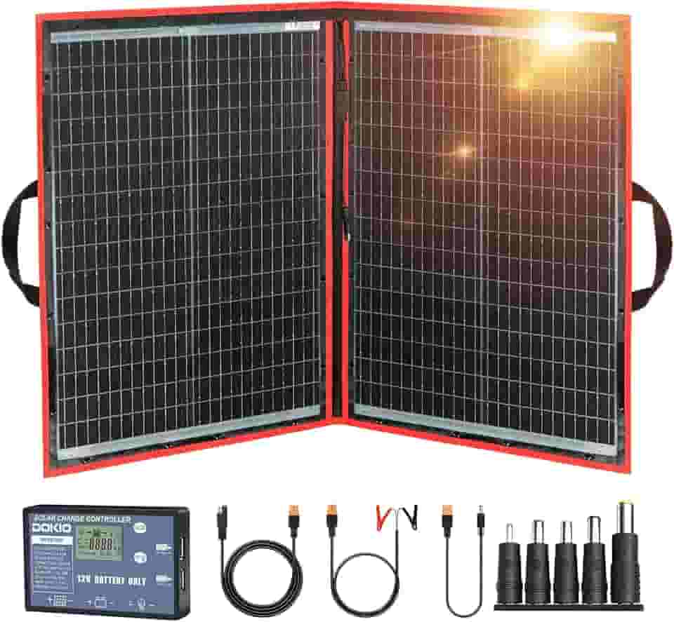 Painel Solar Placa Solar Flexível Portátil Dokio 100 W FFSP-110M