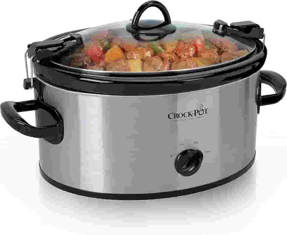 Crockpot Sccpvl600s Cook' N Carry 5.7l Oval Manual Portable Slow Cooker,