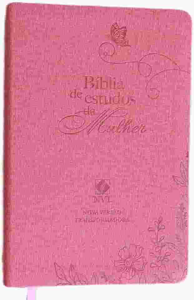 Biblia de estudos da mulher rosa: Com estudos e reflexões de gênesis a apocalipse