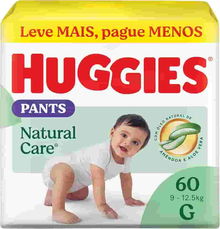 Fralda Huggies NATURAL CARE ROUPINHA G 60 unidades