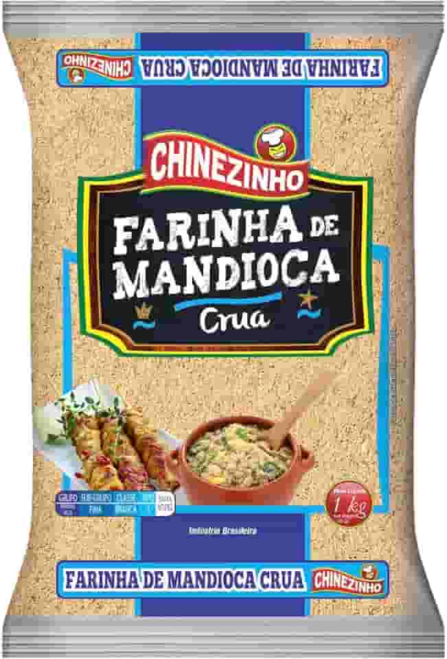 Chinezinho, Farinha de Mandioca Crua, 1 Kilo