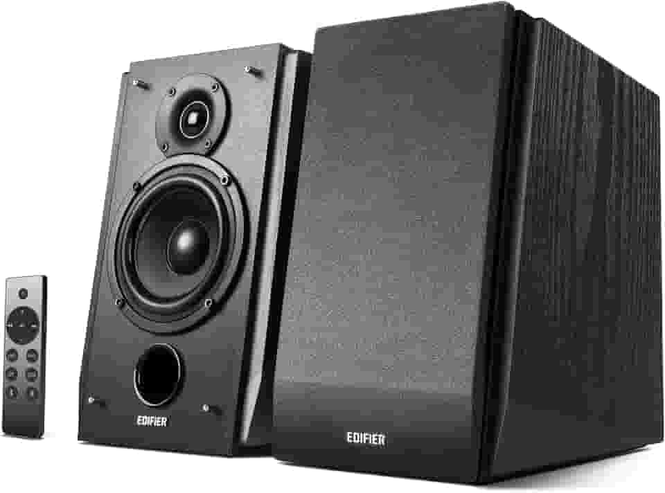 MONITOR DE ÁUDIO 70W RMS COM SAÍDA PARA SUBWOOFER EDIFIER R1855DB - PRETO