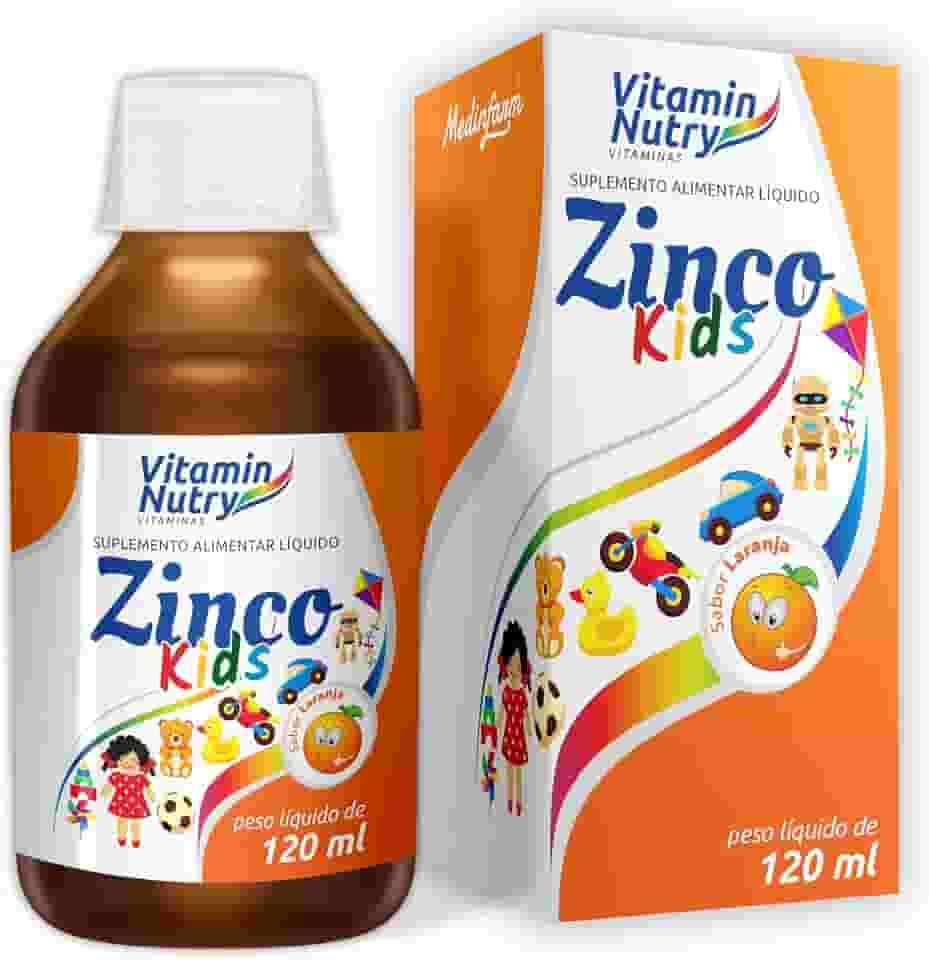 Zinco Kids Suplemento Alimentar de Zinco Líquido 120ml