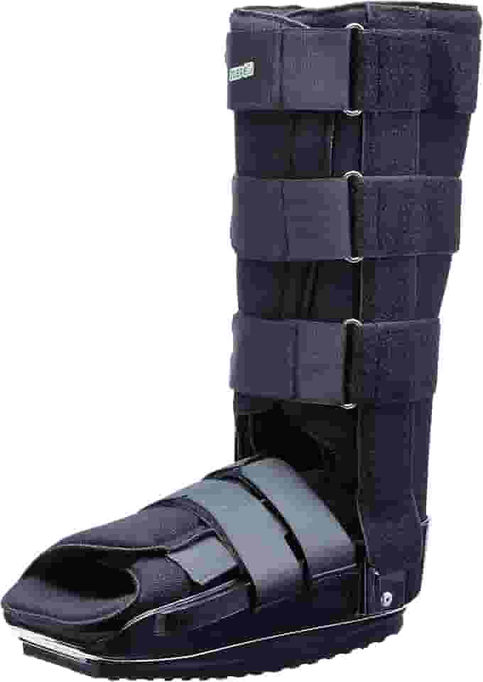 Bota Imobilizadora Para Tornozelo Longa Grande, Dilepé, Preto