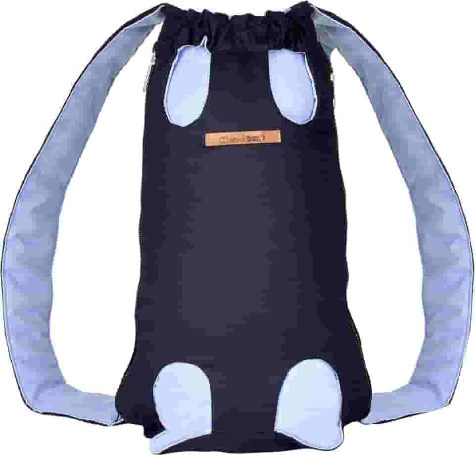 Mochila Canguru Cães E Gatos - - M - Azul (Circunf (A) 34 Cm - Comp (B) 45 Cm)