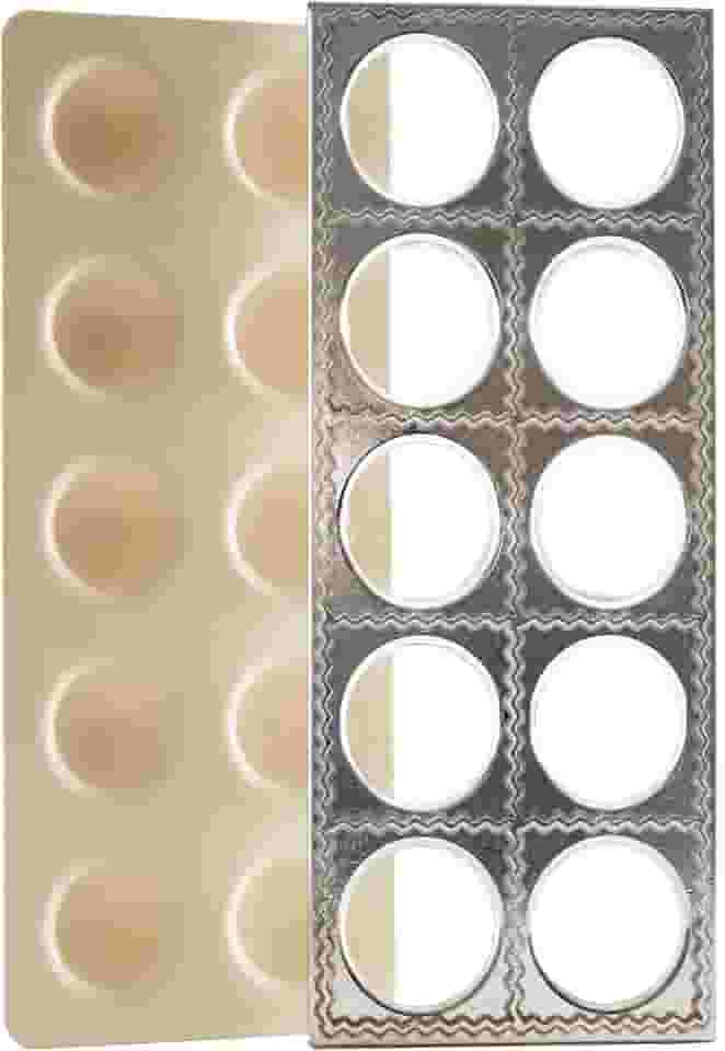 Norpro Máquina de ravioli jumbo com prensa, 31 x 13 x 2,5 cm, branco