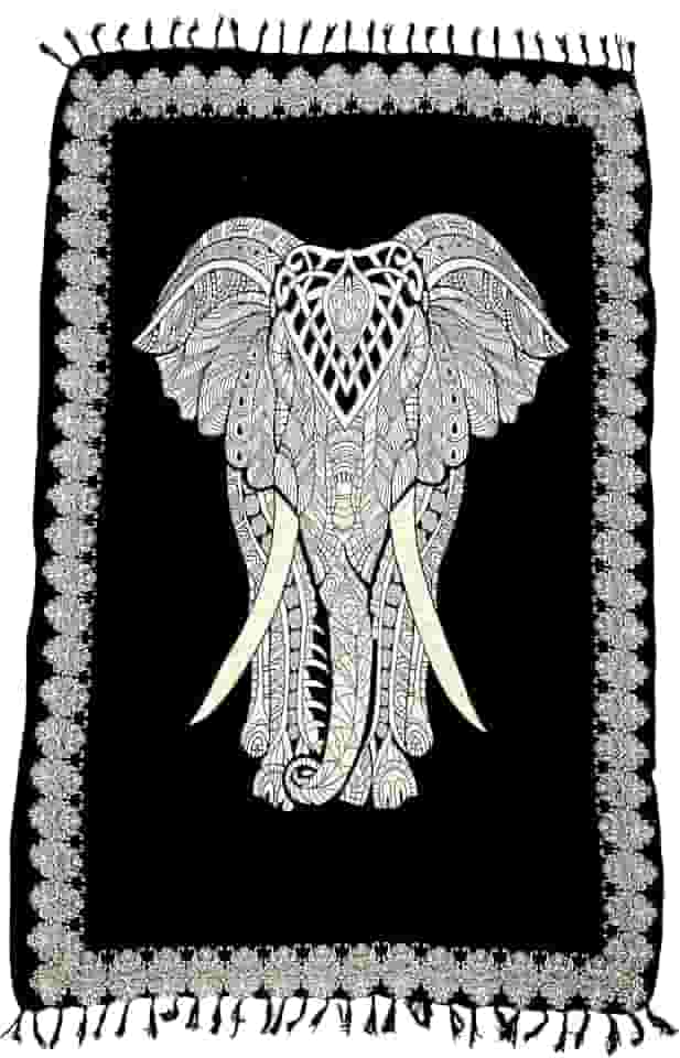 Canga De Praia Indiana Elefante Várias Modelos e Cores Confira