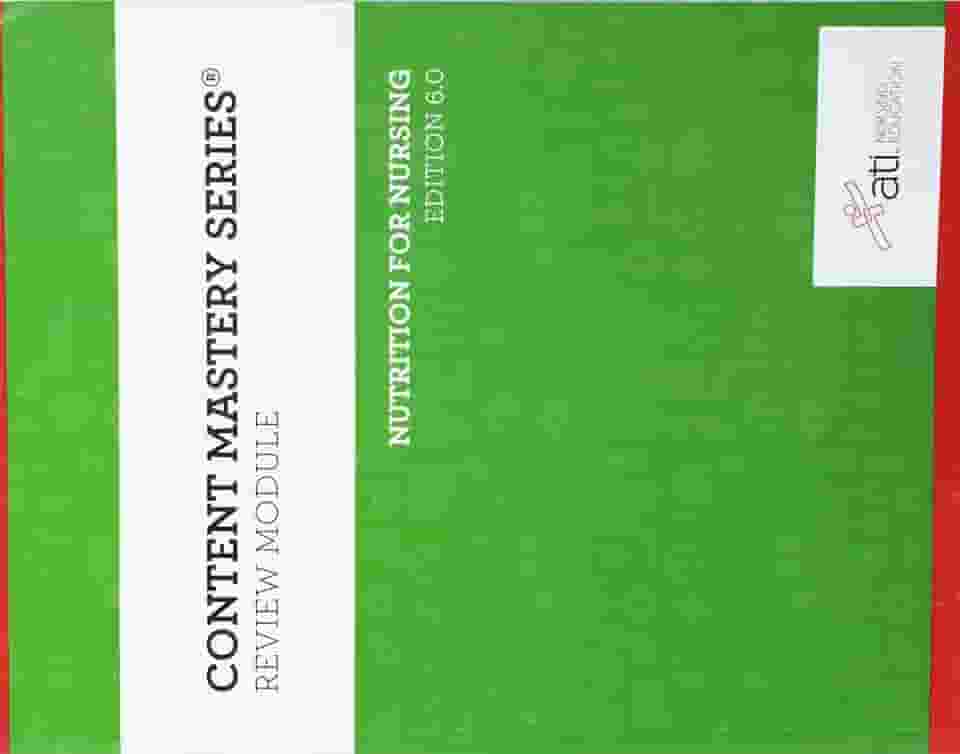 review module nutrition for nursing edition 6 2016 [Paperback] content mastery series