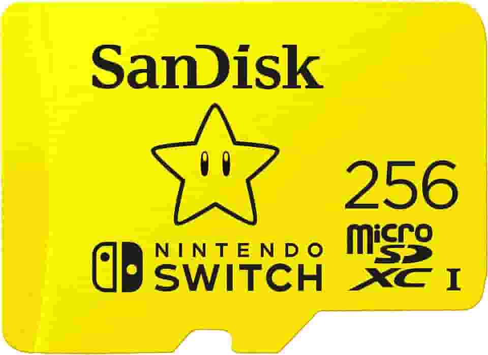 Cartão microSDXC SanDisk SDSQXAT-256G-GNCZN, licenciado para Nintendo-Switch, 256 GB