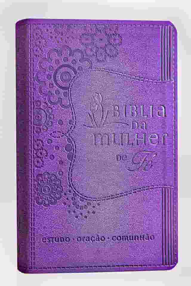 Bíblia da Mulher de Fé, NVI, Couro Soft, Roxo: Estudo - Oração - Comunhão