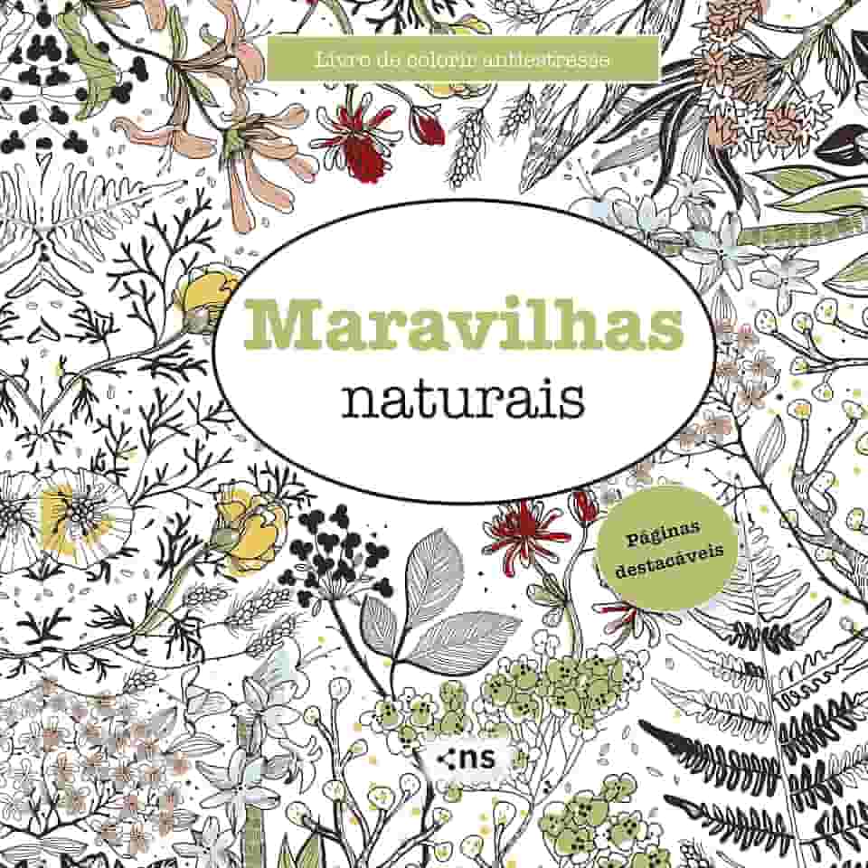 LIVRO DE COLORIR ANTIESTRESSE MARAVILHAS NATURAIS