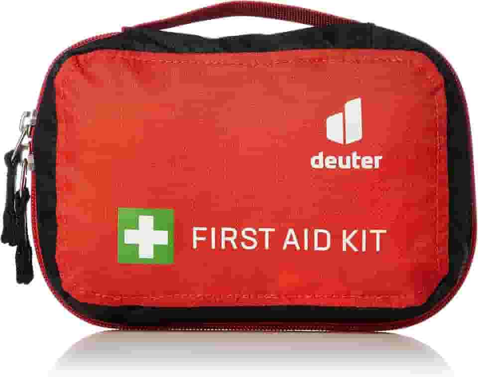 Deuter, Estojo de Primeiros Socorros First Aid Kit, Ideal Para Aventuras, Não Acompanha Medicamentos, Vermelho.