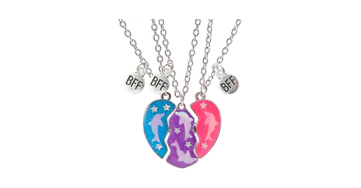 Colar de Melhores Amigas (2, 3 e 4 partes): 10 Opções Criativas