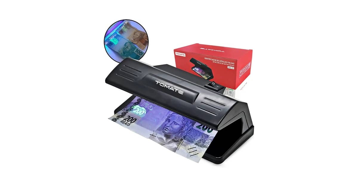 Detectores de nota falsa reviews: Caneta ou Luz UV?