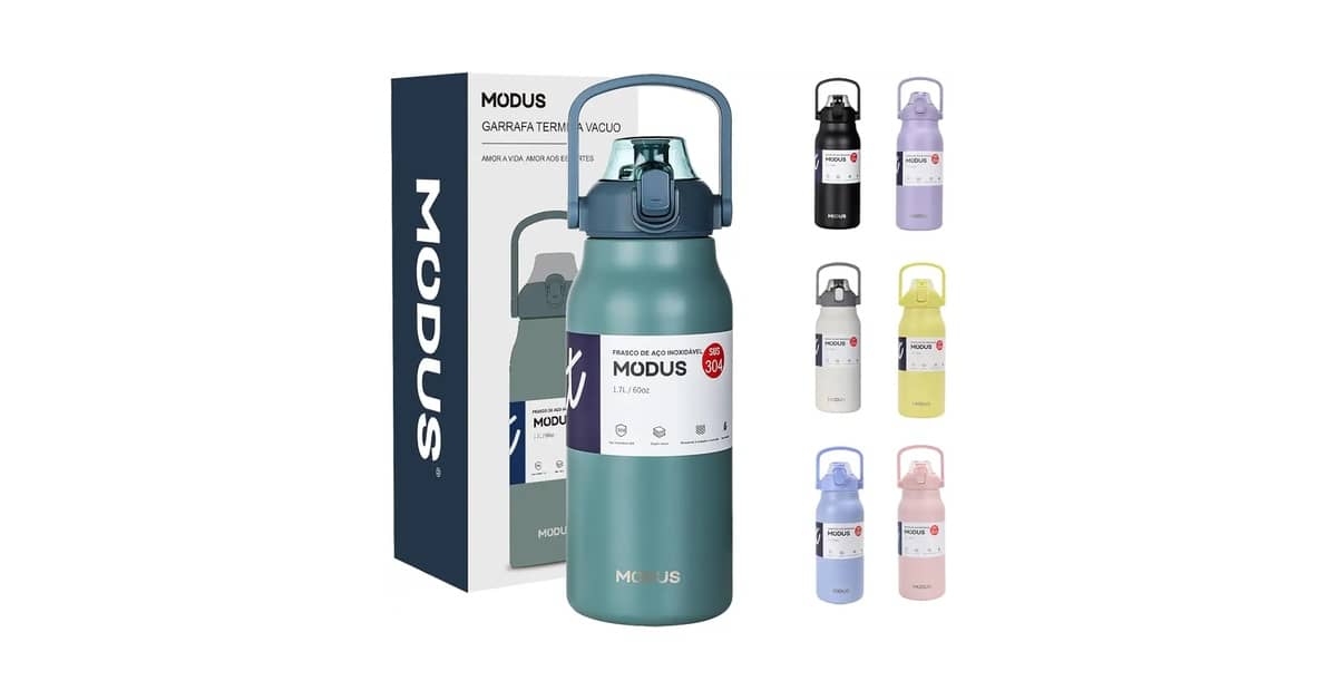Garrafas Térmicas que Mantêm a Água Gelada por 24 Horas Reviews: Guia com 10 Modelos de Inox