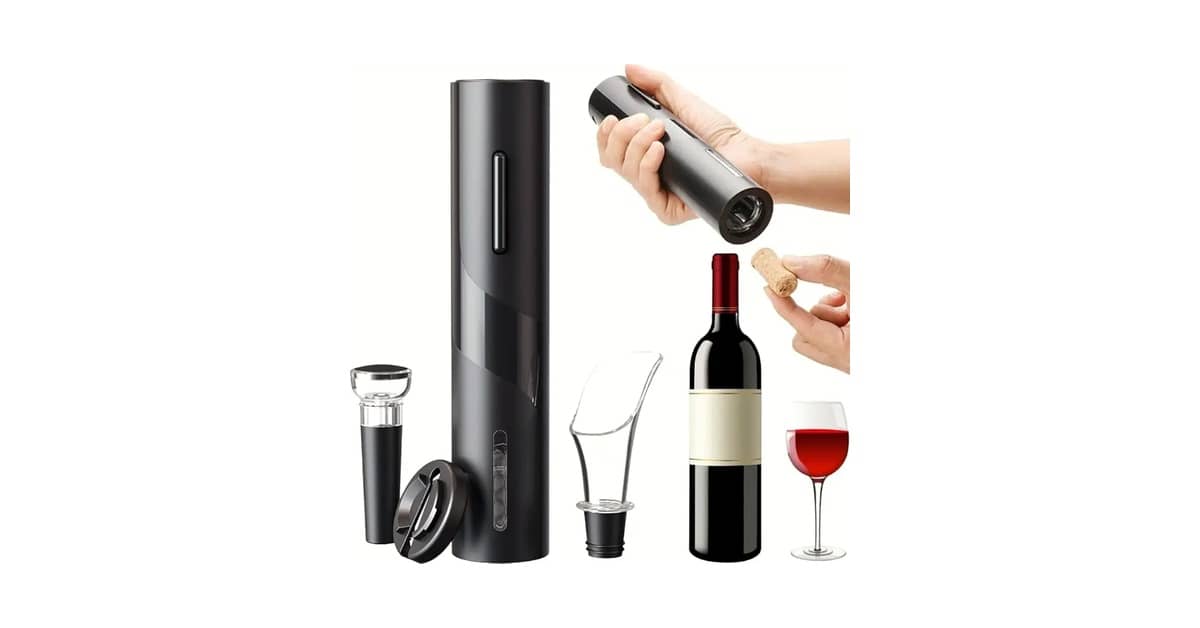 Melhor Abridor de Vinho Automático: 5 Modelos Recarregáveis