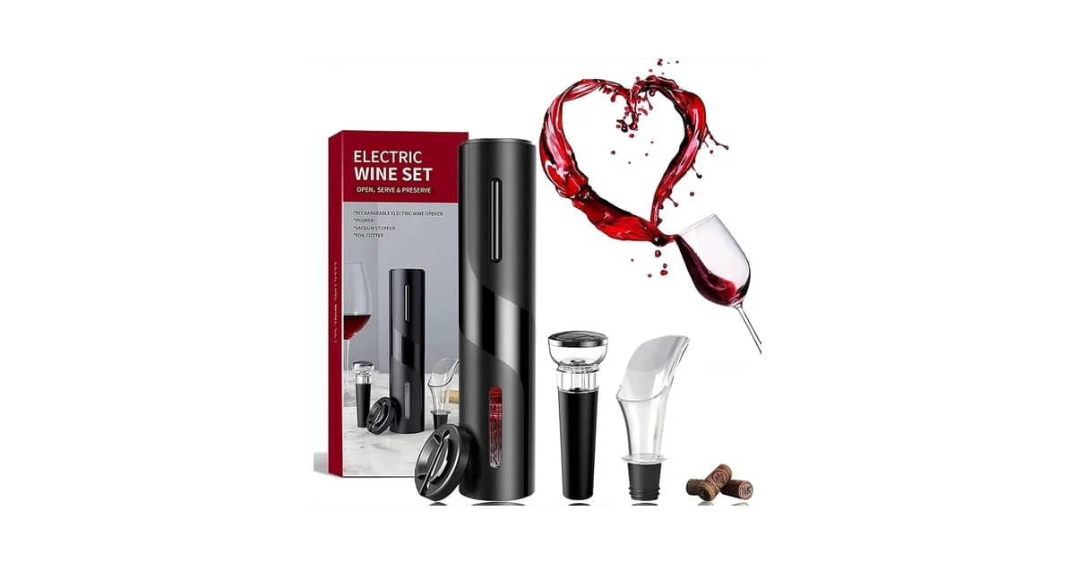 Melhor Abridor de Vinho Elétrico: Kit Completo ou Portátil?
