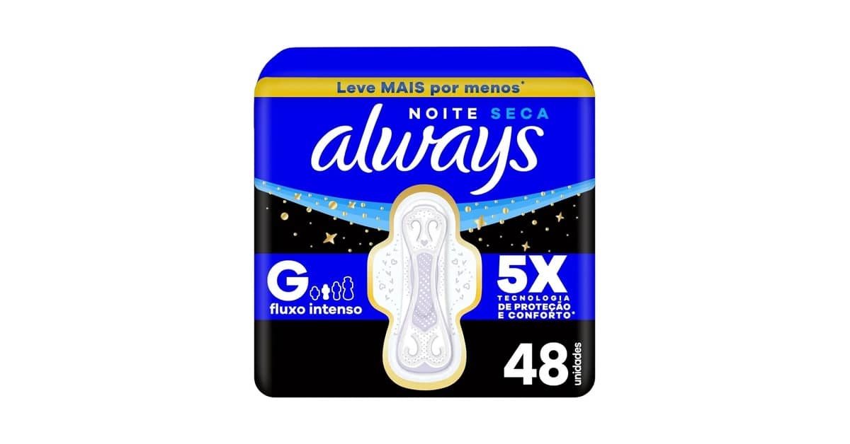 Melhor Absorvente Noturno: 10 Modelos para Noites Seguras
