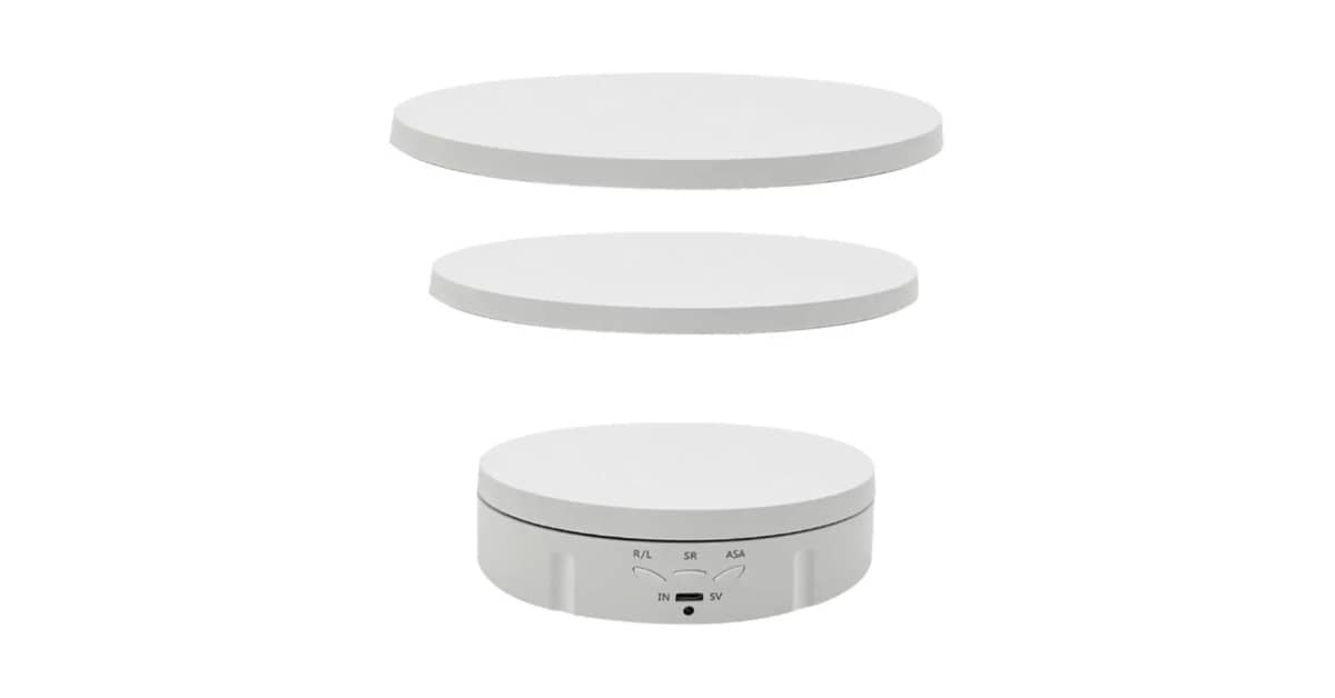 Melhor Base para Fotos: Plataformas Giratórias e Cubos Expositores