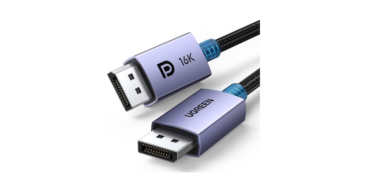 Melhor Cabo Displayport 2.1: Desempenho 8K e 16K