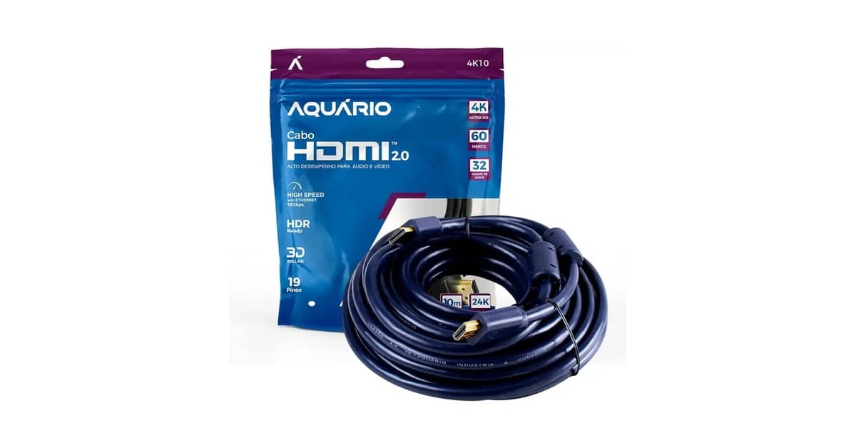 Melhor Cabo Hdmi 10 Metros: Conexão 4K Estável