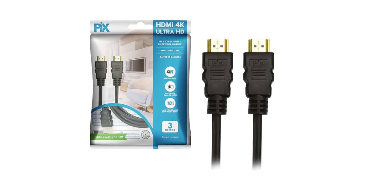 Melhor Cabo HDMI para PS4: 5 Opções 4K Certificadas
