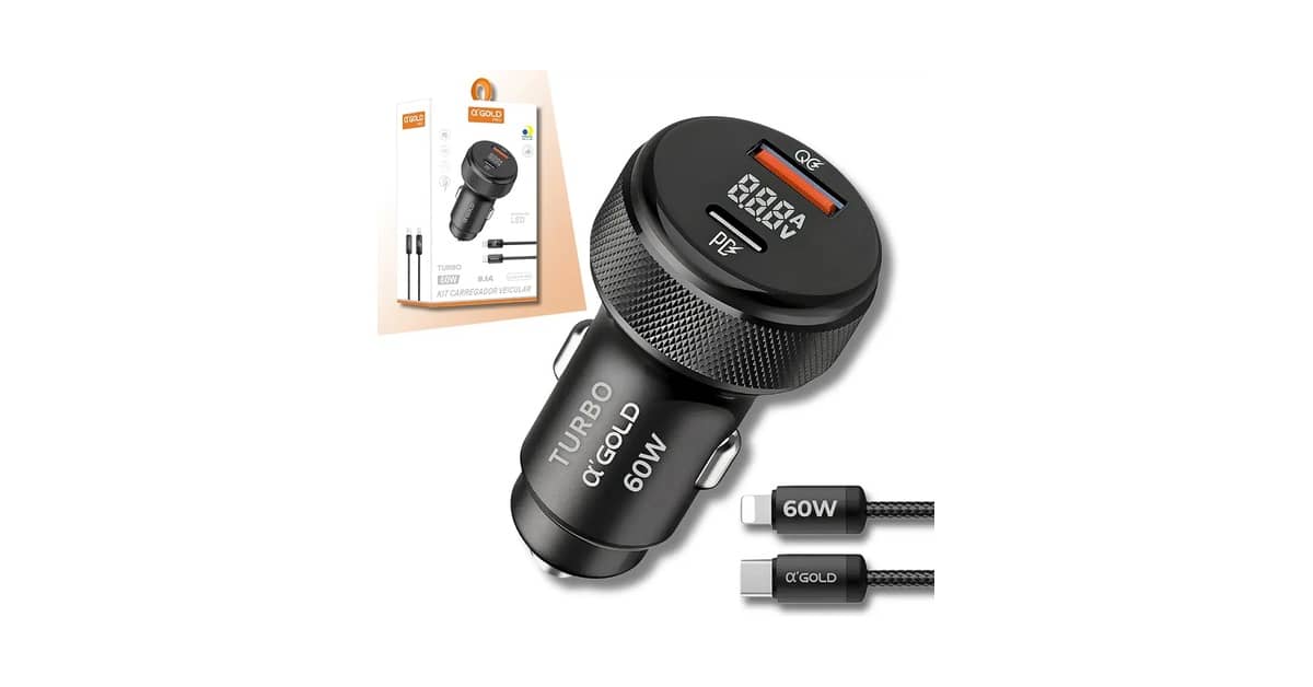 Melhor Carregador Veicular para iPhone: Potência e Velocidade!