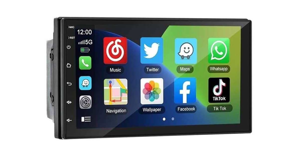 Melhor Central Multimídia: Android 13, Tela 9" QLED e Sem Fio