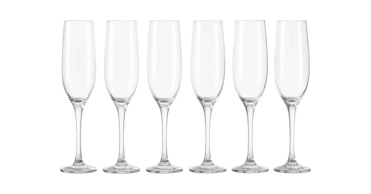 Melhor Champagne para Casamento: Taças de Cristal e Acrílico