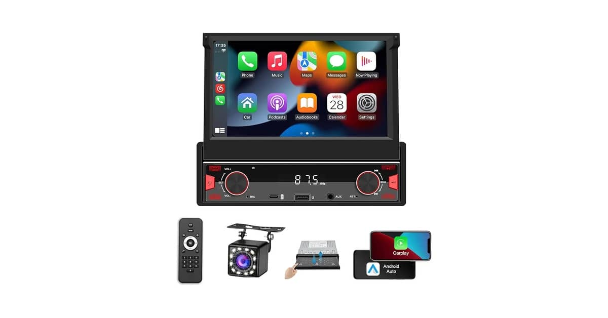 Melhor Dvd Retratil Automotivo: 7 Telas com CarPlay e Câmera