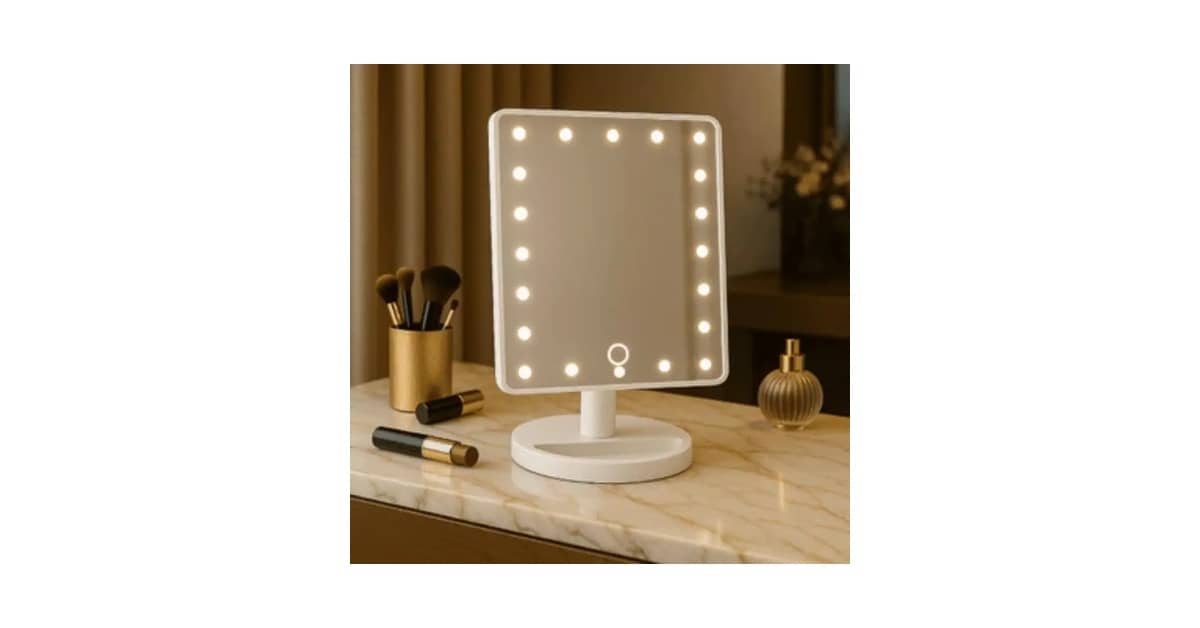 Melhor Espelho com Led para Maquiagem: 5 Modelos Portáteis