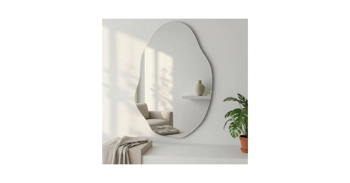 Melhor Espelho: Design Orgânico e Moderno para Valorizar Seu Ambiente