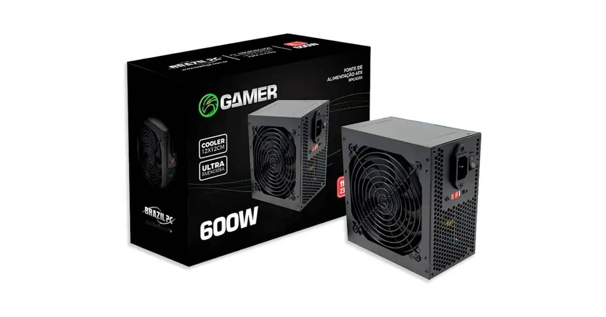 Melhor Fonte para Pc 600W: Potência e Estabilidade Garantida!