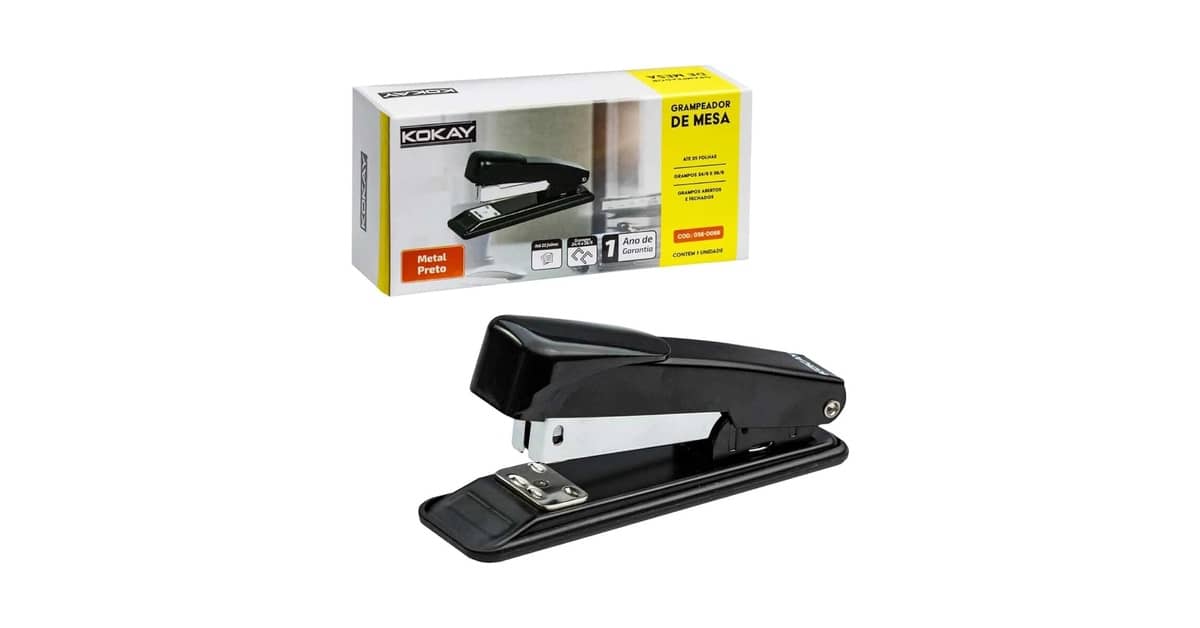 Melhor Grampeador de Papel: Qual o Ideal para Você?