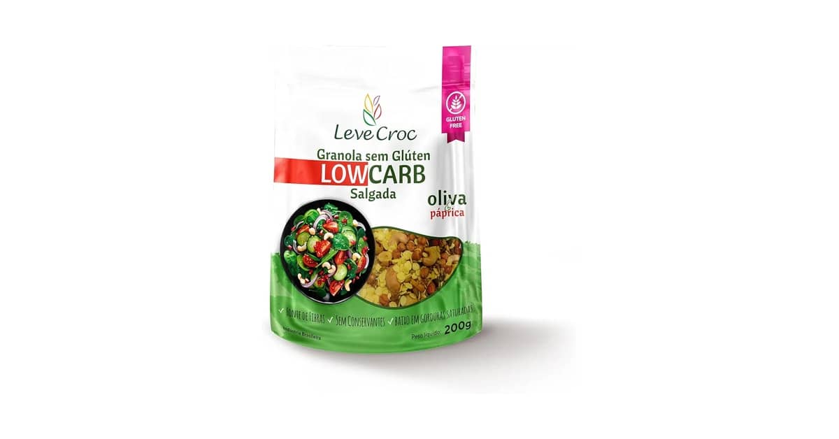 Melhor Granola Salgada: Opções Low Carb e Sem Glúten